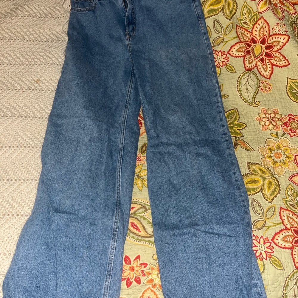 Old Navy Light Blue Wide Leg Jeans
